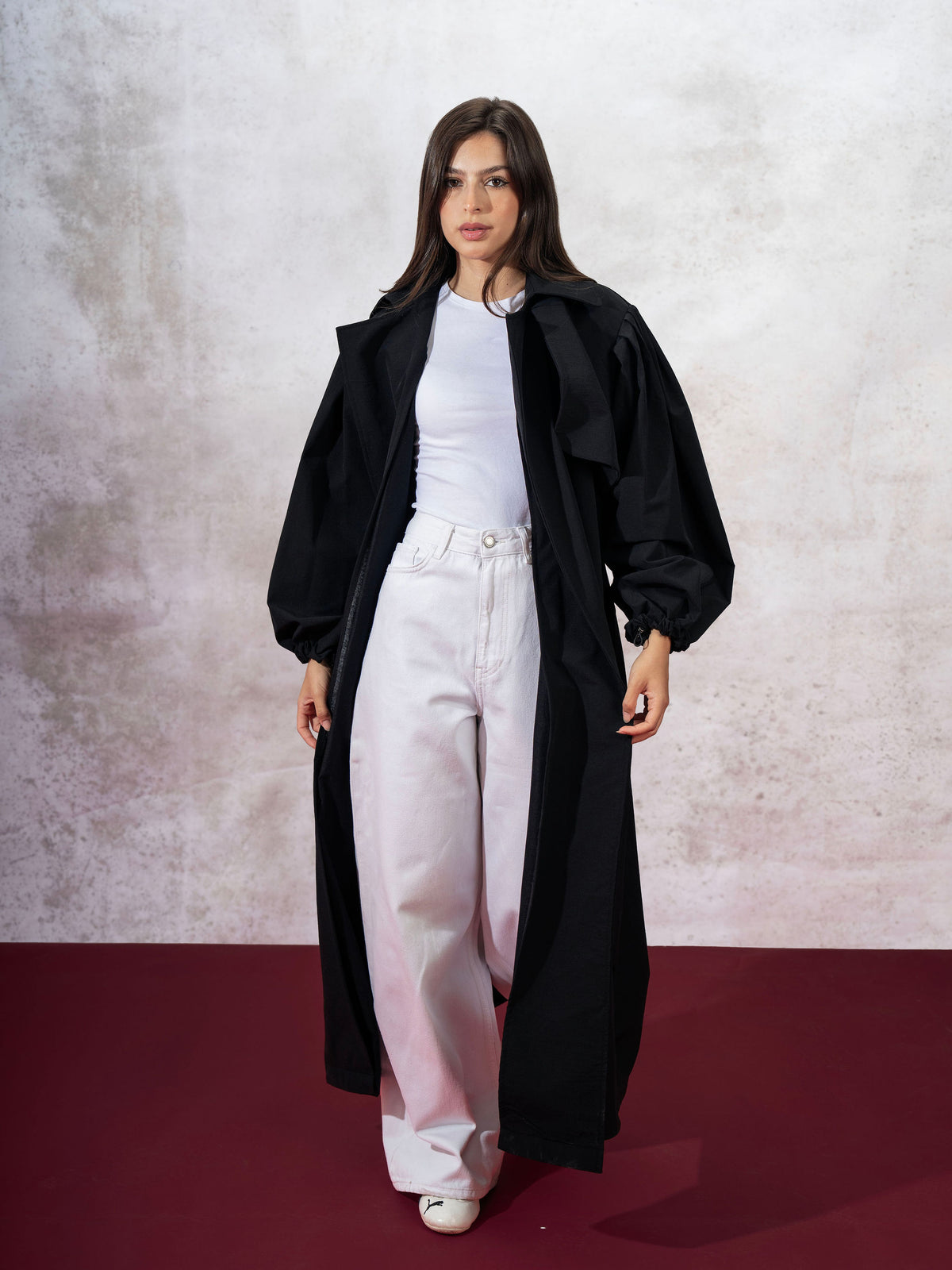 Elara Trench Coat Black