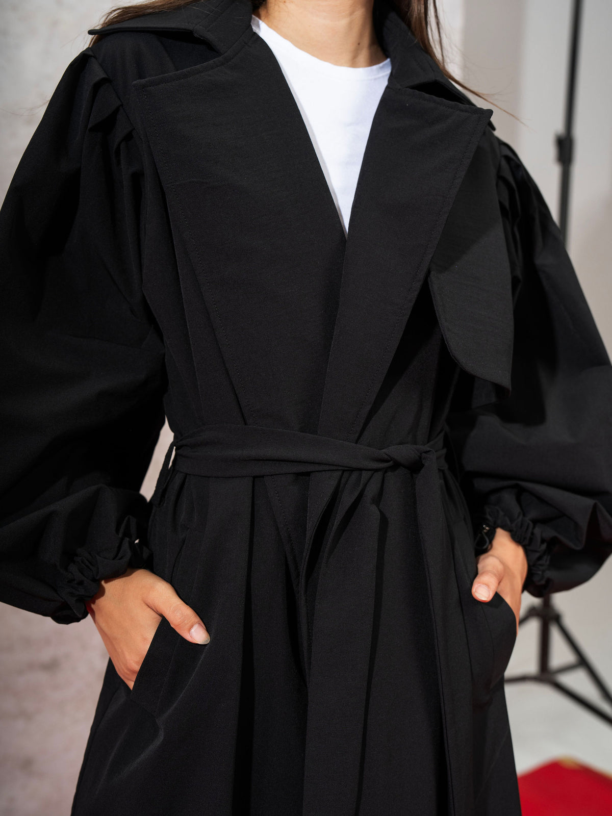 Elara Trench Coat Black