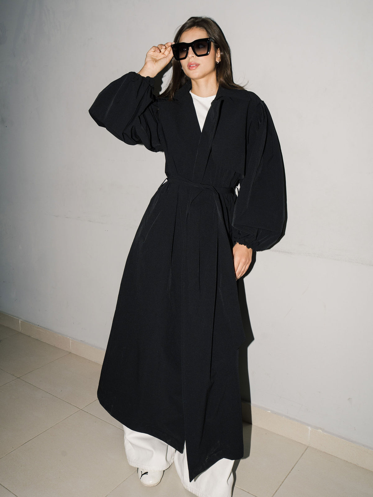 Elara Trench Coat Black