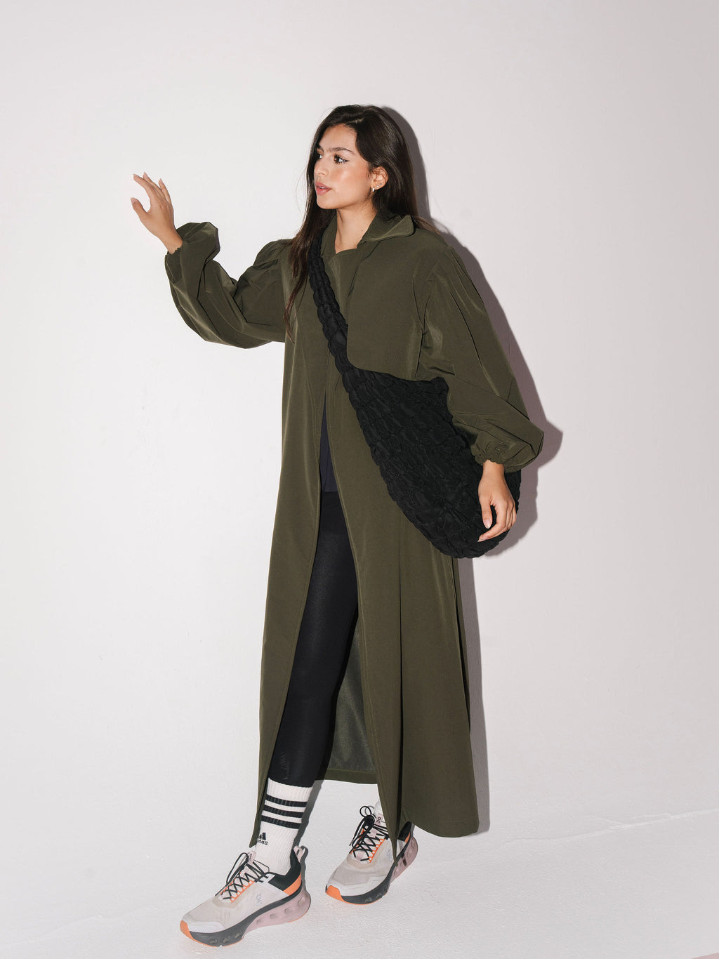 Elara Trench Coat Olive