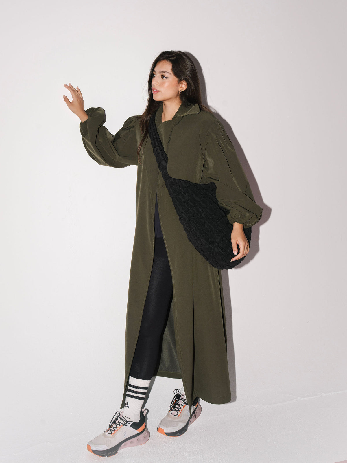 Elara Trench Coat Olive