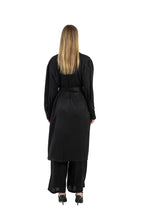 Black Satin Set
