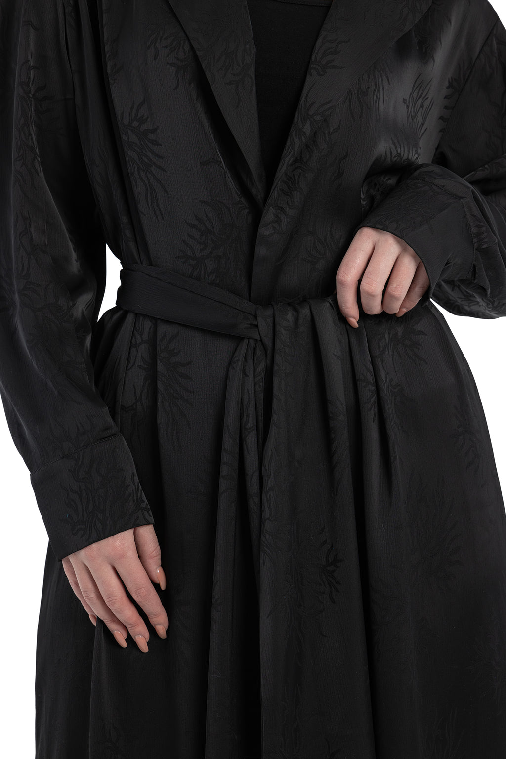 Black Satin Set