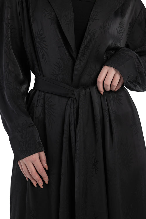Black Satin Set