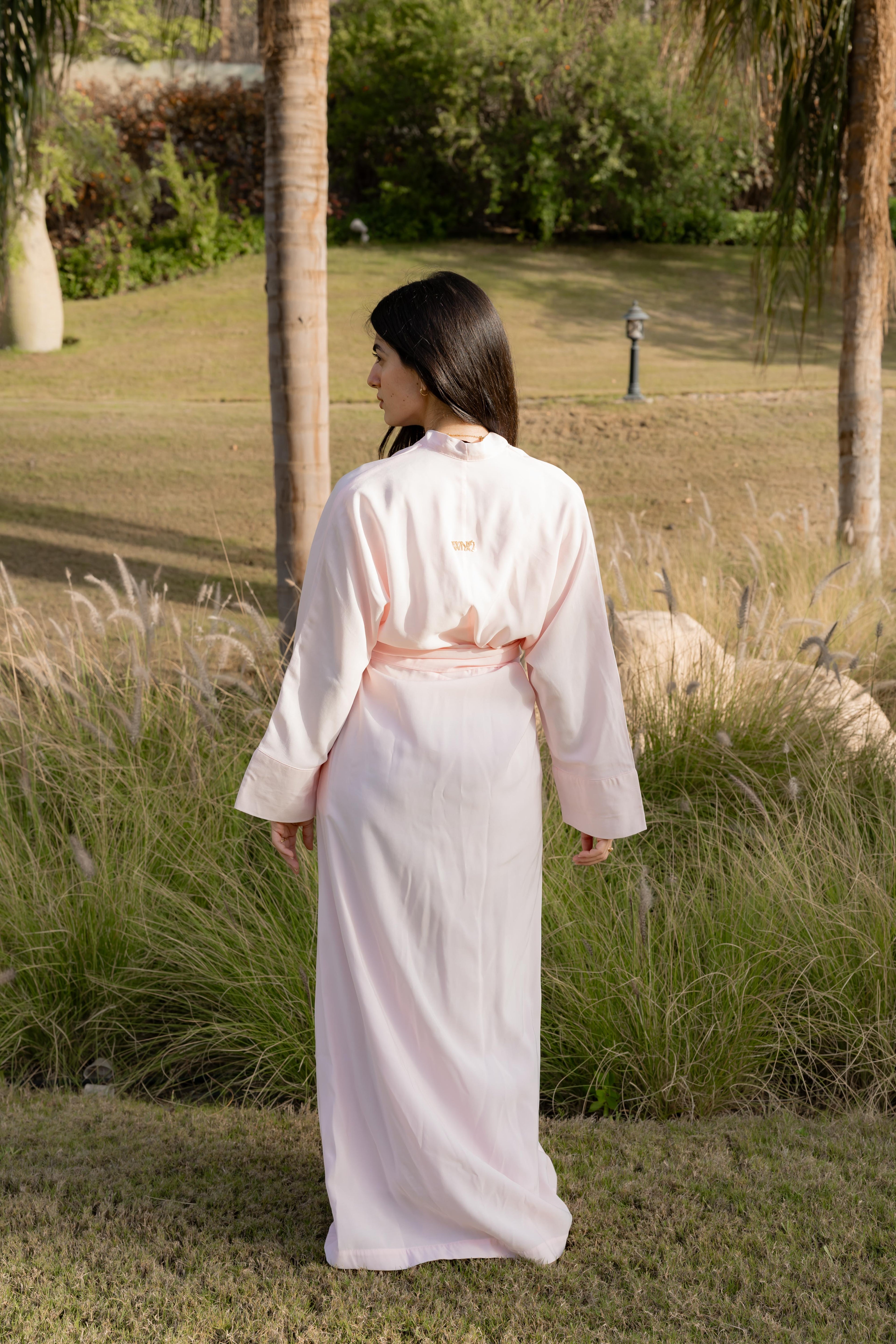 Breathable summer dress pink