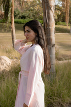 Breathable summer dress pink