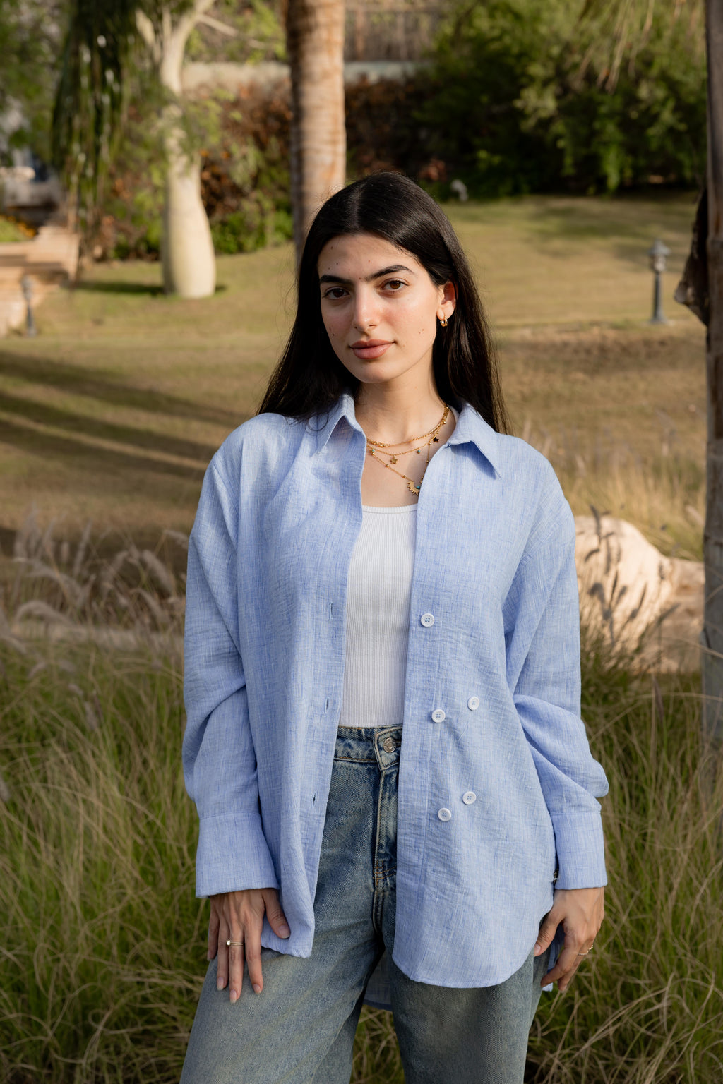 Blue Summer Everyday Shirt