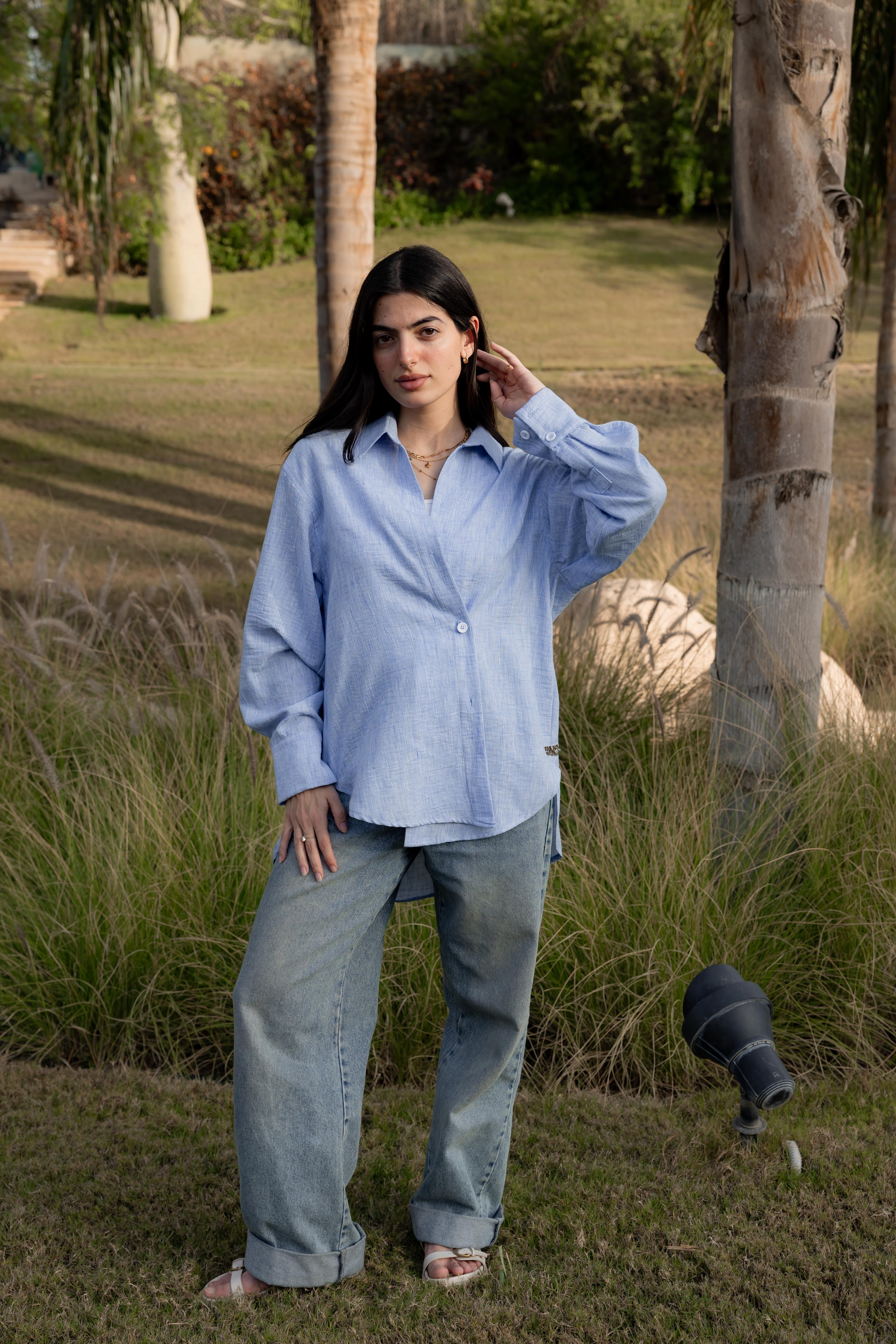 Blue Summer Everyday Shirt