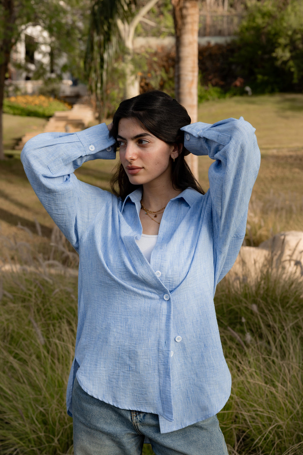 Blue Summer Everyday Shirt