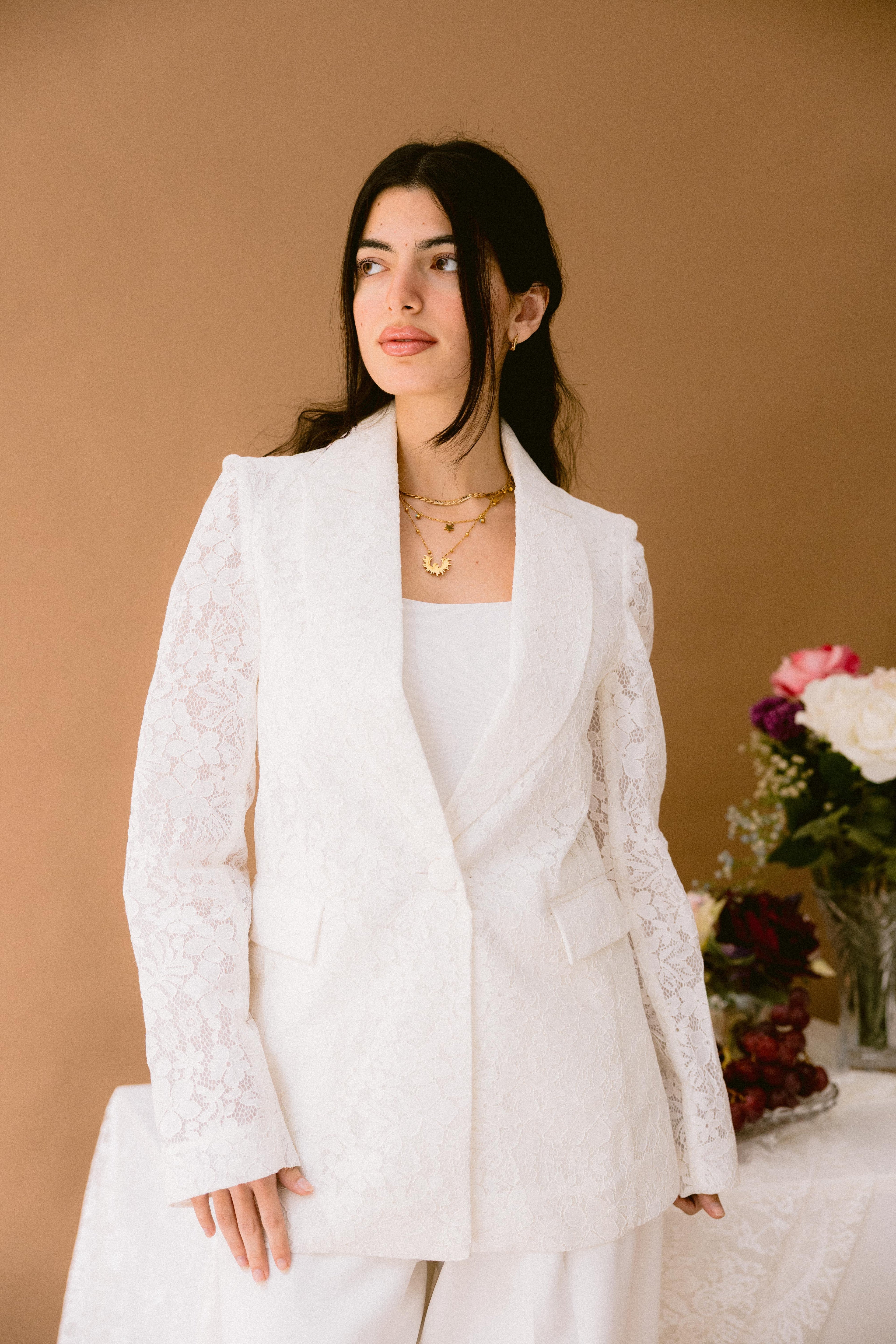 Not Too Bridal Lace Jacket