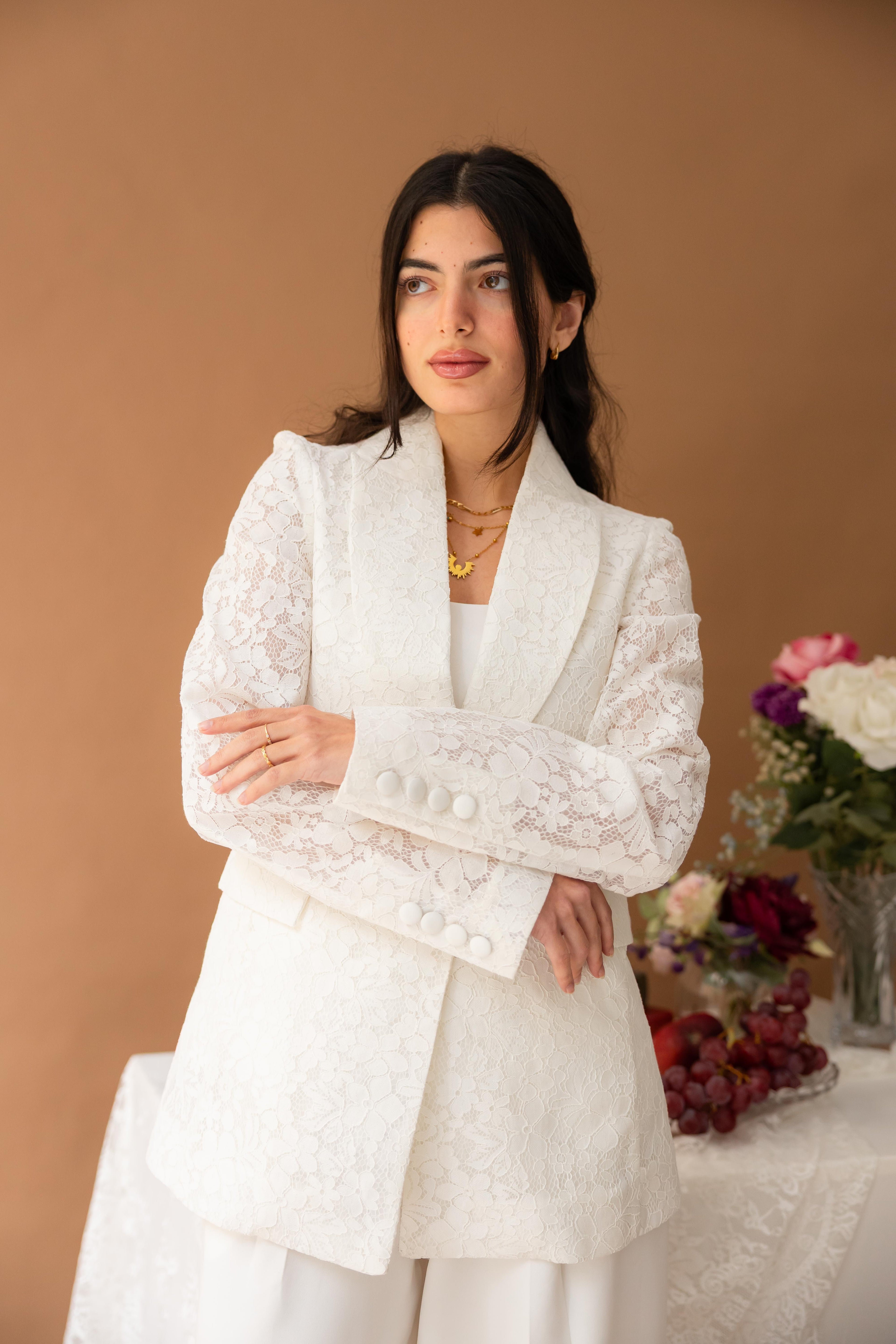 Not Too Bridal Lace Jacket
