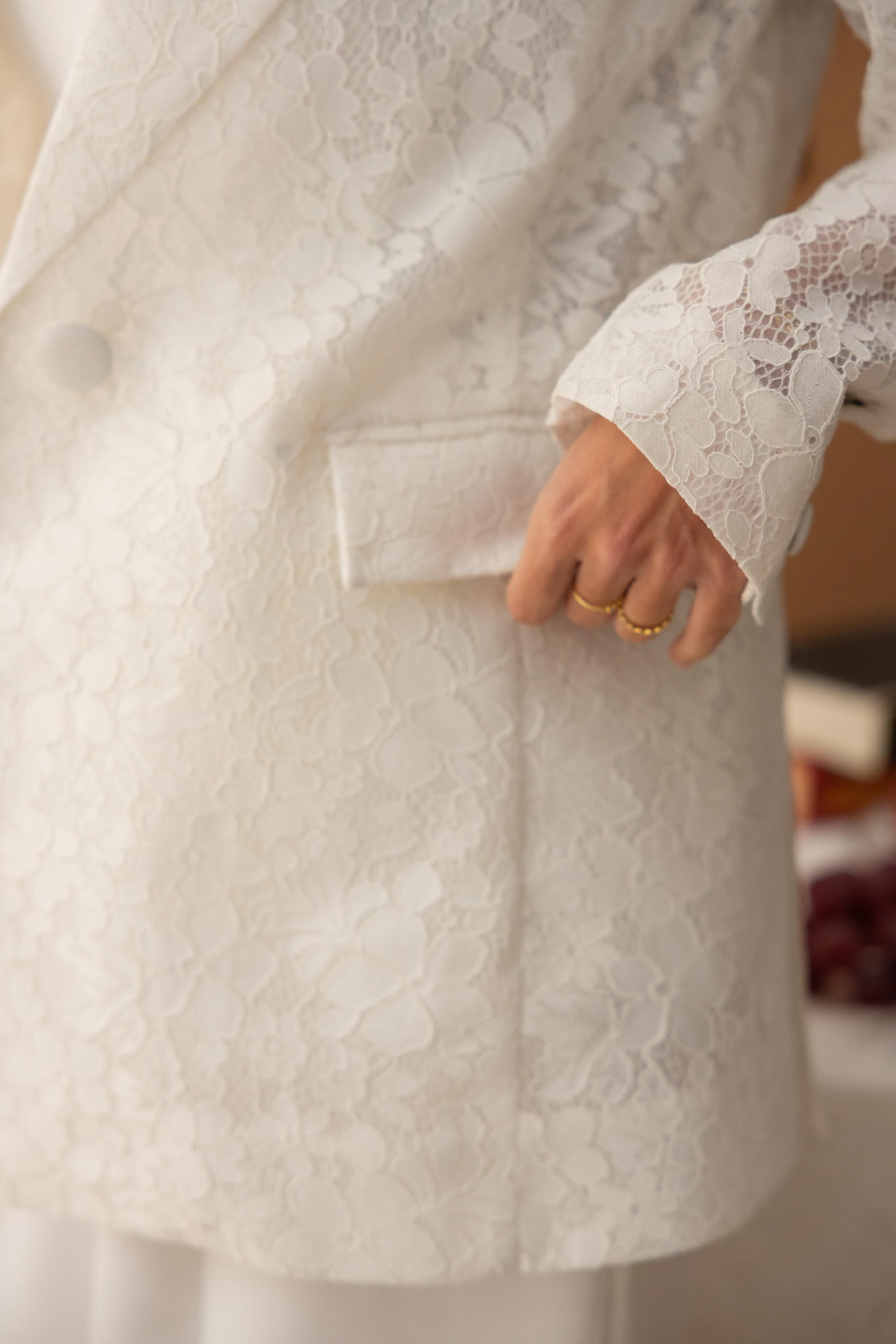 Not Too Bridal Lace Jacket