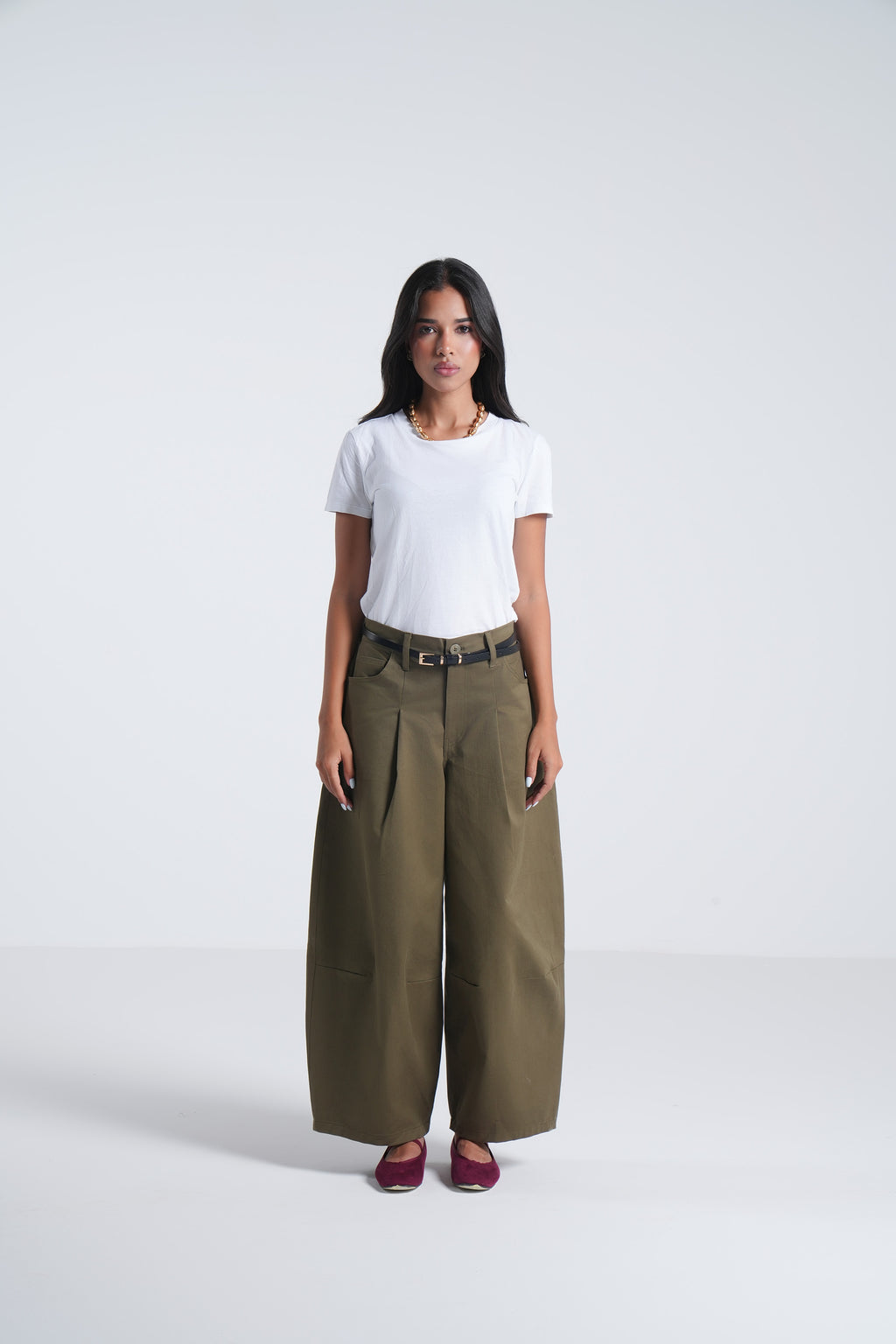 Balloon Pants - Olive