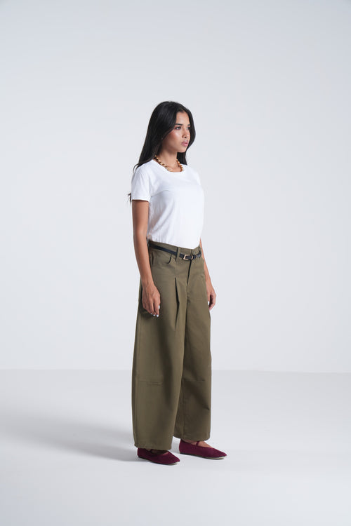Balloon Pants - Olive