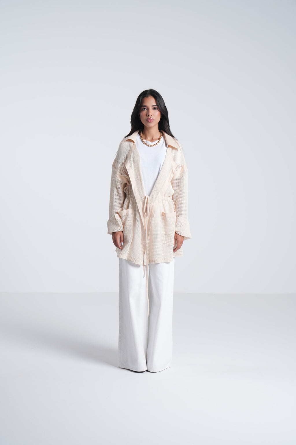Mesh Summer Essential Cardigan