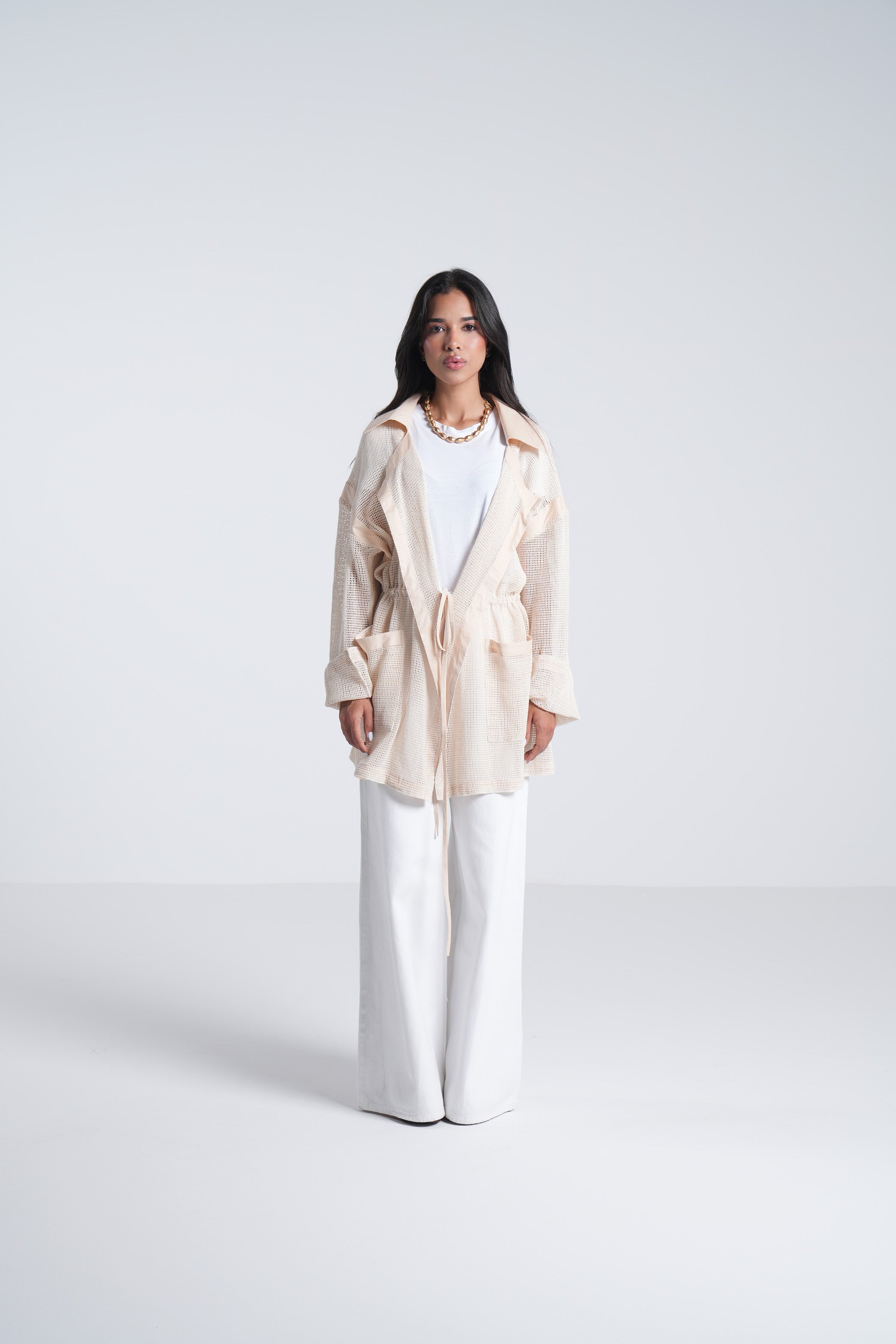 Mesh Summer Essential Cardigan