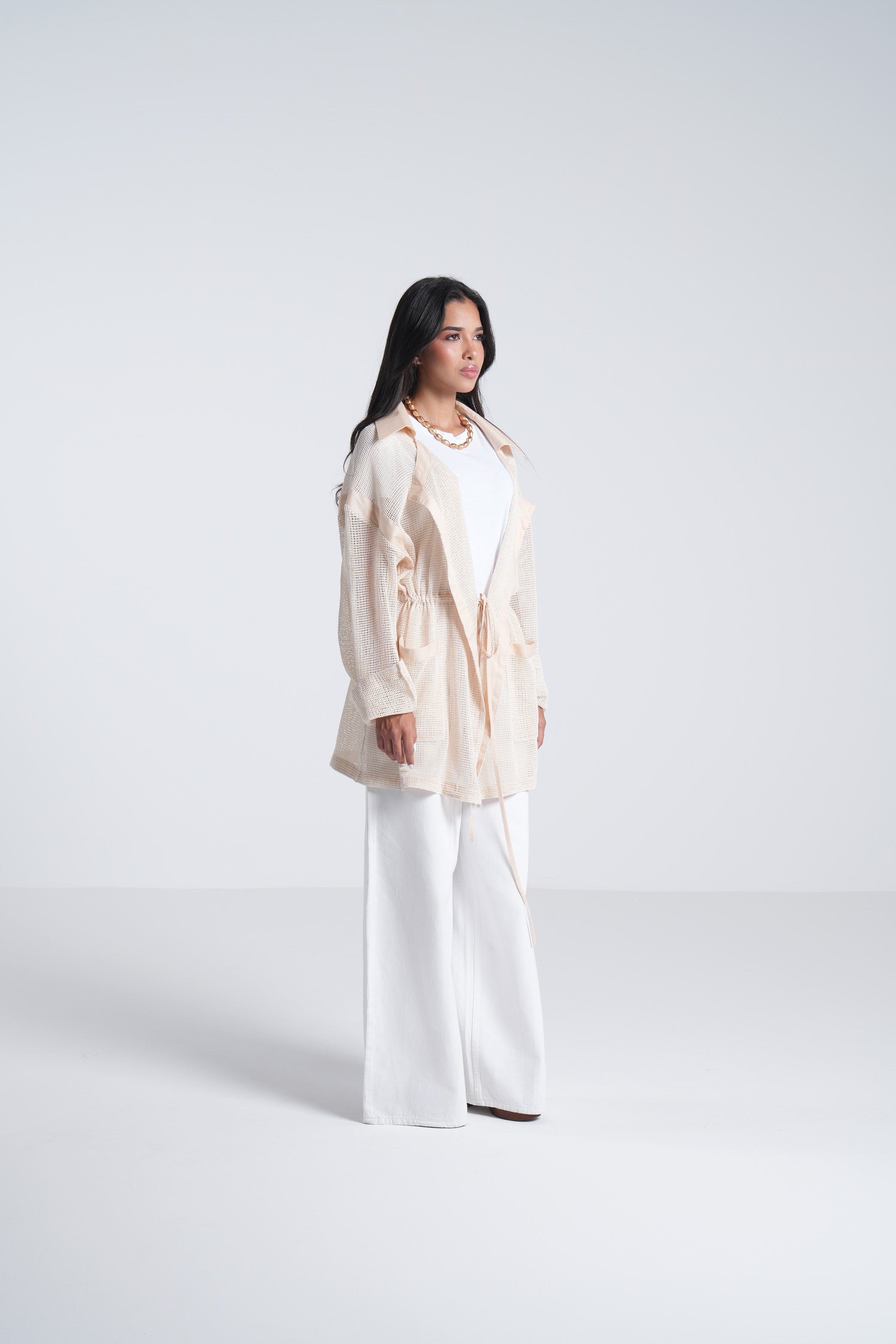 Mesh Summer Essential Cardigan