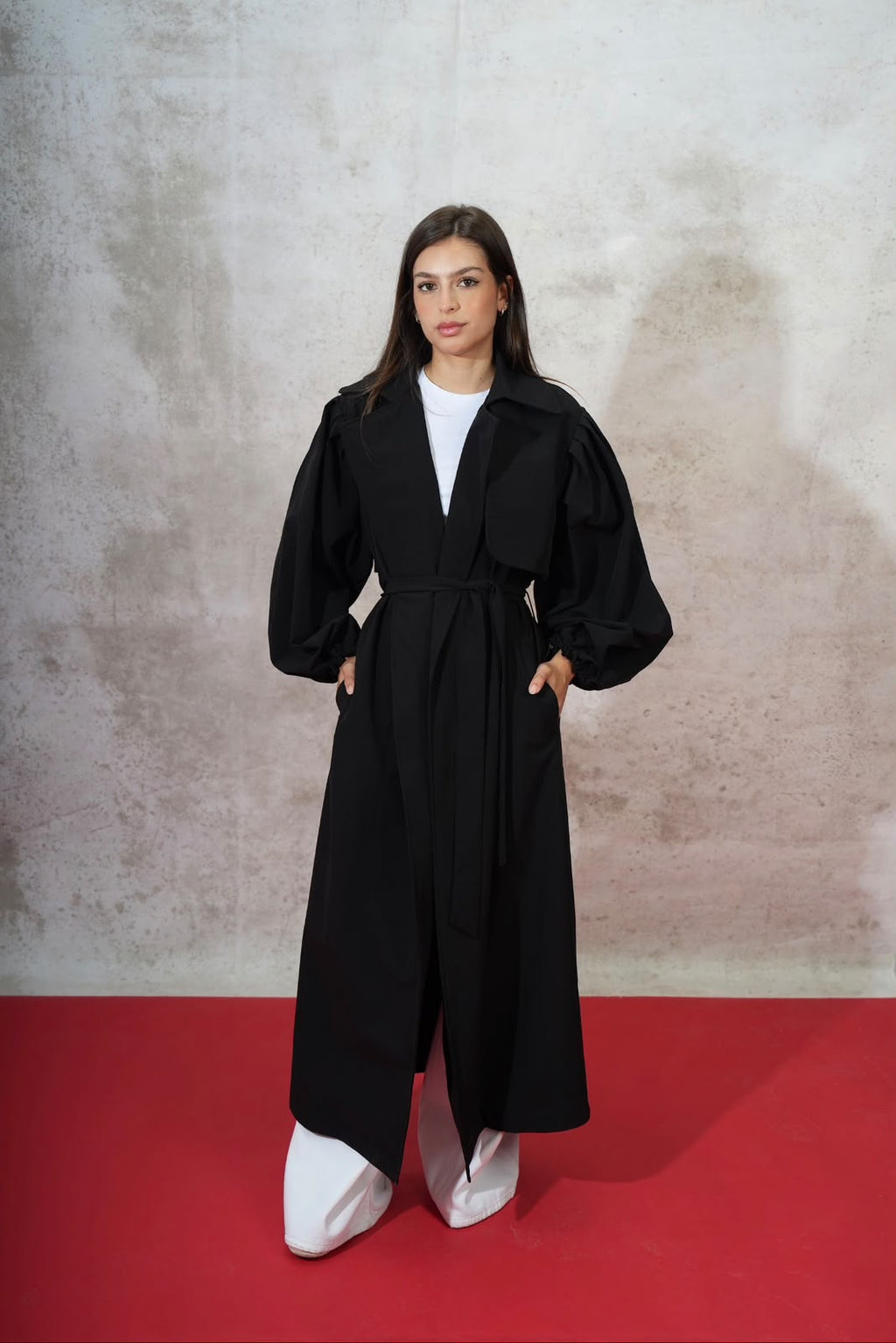 Elara Trench Coat Black